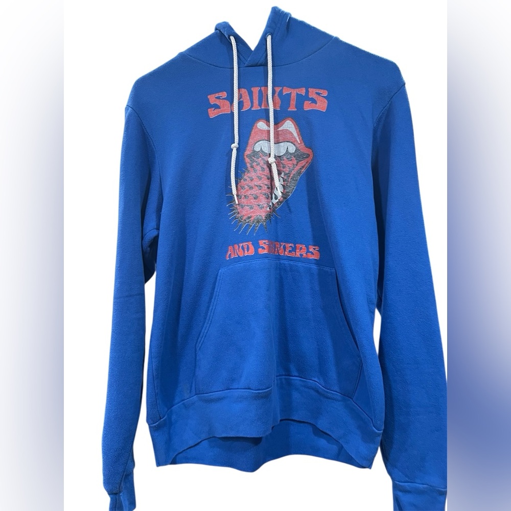 Bella Canvas Blue Graphic Men's Hoodie